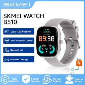 SKMEI Smartwatch B510 Tangan Pria Bluetooth Call Sleep Monitor Heart Rate Tracking Jam Wanita