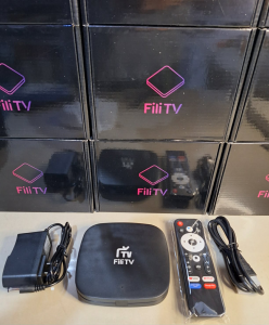 Hi96 Pro Fili TV Orignal Box 4K Quad Core Dual Band Free 1 month Subscription