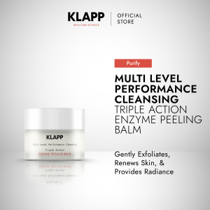 KLAPP Multi Level Performance Cleansing Triple Action Enzyme Peeling Balm 50ml Exfoliates For Sensitive Skin