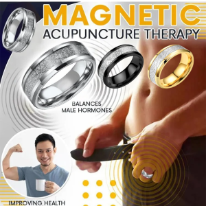 Stainless Steel Rings Stylish Leaf Textured Ring Bracelet Safe and Riskfree Corrosion Resistance