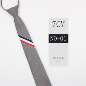 Cà vạt nam nữ thắt sẵn Broobelt bản nhỏ 7cm phù hợp đi học đi làm đi chơi phong cách Hàn Quốc CV07