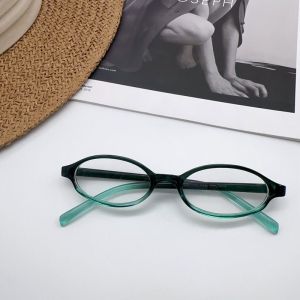 WDS Kacamata Bingkai Kecil Wanita Retro Jepang dan Korea Ins Eropa dan Amerika Gradient Color Optical Glass K41