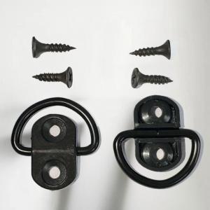 [caichuitan] 2Set Car Cargo Net Floor Hook Accessories Rear Trunk Boot Cargo Floor Net Tie Down Hook Ring Loop Hanging Flat Screen Net Fixing