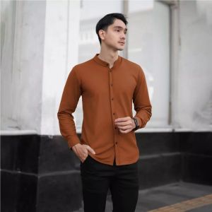 KEMEJA PRIA POLOS LENGAN PANJANG SLIMFIT BERBAGAI WARNA - KEMEJA ANTI KUSUT - KEMEJA POLOS PREMIUM