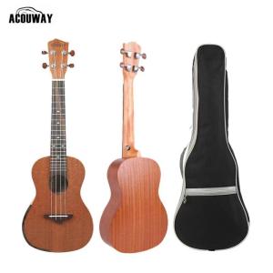 Acouway Ukulele concert Soprano tenor ukulele 21  24  26  Sapele ukulele Ukelele Aquila string 14:1 gear machine head rosewood fingerboard