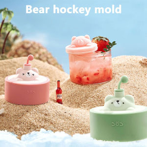 Bear Ice Ball Maker Mold Leakproof Silicone 3D Ice Cube Mould Kitchen Tools