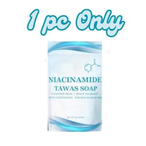 NIACINAMIDE TAWAS SOAP WITH FREE MESH 100g Skin Lightening Cleanses Skin Body Deodorant FOR ALL SKIN TYPES