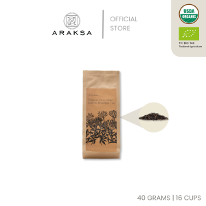 ARAKSA "ยามเช้า" ชาอิงลิชเบรคฟาสต์ออร์แกนิค บรรจุถุงคราฟต์ | ARAKSA Yarm Chao English Breakfast Tea in Kraft Bag | USDA & EU Organic Tea