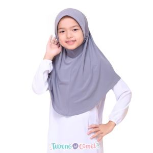 Tudung Sekolah Unit Beruniform Awning Scuba Lycra Korea By Tudung Si Comel