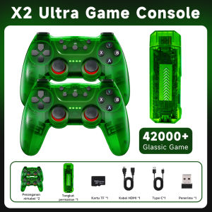 Game Stick 4K X2 Ultra Versi Upgrade Retro Game Console 43000+ games PS1/PS2 HDMI TV Wireless Gamepad Game Controller Classic Game