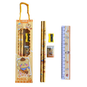 5 in 1 Cartoon portable stationery set gift box prize childrens creative reward gift