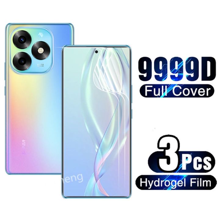 Anti Gores Itel S23 Plus Tempered Glass Lentur Hydrogel Nano Screen Guard Pelindung Layar Handphone
