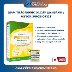 METORI PROBIOTICS (Hàng nhập khẩu) - Giúp giảm trào ngược dạ dày giảm sự phát triển vi khuẩn Hp.