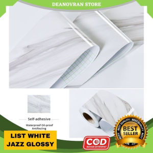 DNV -  Border List Tembok Motif Marmer Premium 10cm x 5m Tahan Air Minyak Dan Panas Sale Termurah