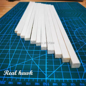 300 mm Length 7 mm Thickness Width 8/9/10 mm Wood Strip AAA+ Balsa Wood Sticks Strips for Airplane/Boat Model DIY
