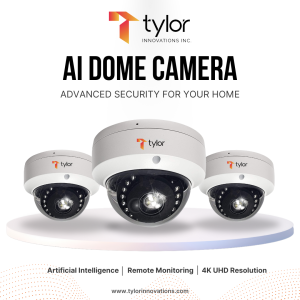AI Dome CCTV Camera – 5MP/8MP Ultra HD Security by Tylor Innovations