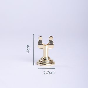 CHLOCH Stainless Steel Name Card Holder Multifunction Stable Base Picture Clips U Shape Price Display Rack Table Accessories