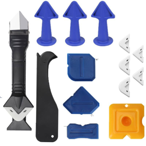 13pcs Silicone Caulking Tools Set Sealant Finishing Tool Caulking Remover Tool Grout Remove Scraper
