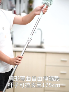 Telescopics Dust Cleaner Bendable Corner Brooms Easy Cleans Brush Head for High Area in Homes