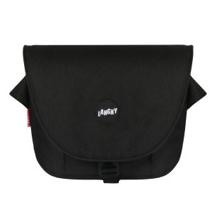 Tas Selempang Langky Slingbag Pria Wanita Hitam Serbaguna IRCA Wave