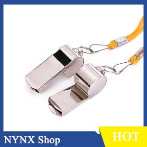 [NYNX] Metal Whistle Referee Rugby Stainless Steel Whistles Soccer Football Basketball Party Training School Cheerleading Tools