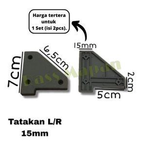 Tatakan Kaki Alas Meja Lemari Furniture Siku Kotak LR