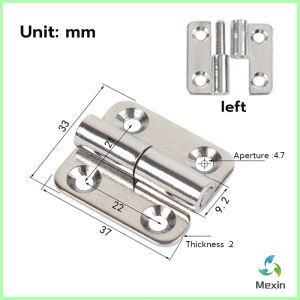 Mexin บานพับสแตนเลสแบบถอดออกได้ บู๊ทประตูตู้สำหรับห้องครัว หน้าต่าง คุณภาพสูง Hinge