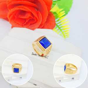 CINCIN COWO TITANIUM  PERSEGI KOTAK DESAIN COLLOR FASHION ANTI KARAT DAN ANTI LUNTUR (COD)