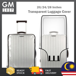 GMSHOP 20/24/28 Inches Trolley Case Cover Suitcase Protective Transparent PVC Suitcase Dust Cover