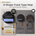 MOVA Robot Vacuum Cleaner Z50 Ultra | D Shape Roller Brush | 19,000Pa | heated water circulation cleaning. 