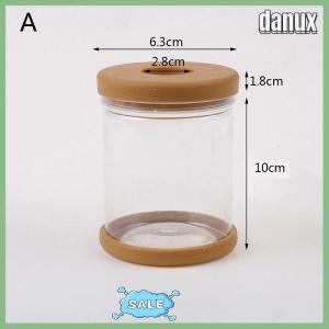 danux Transparent Flower Pot Hydroponic Automatic Water Absorption Plastic Flower Pot