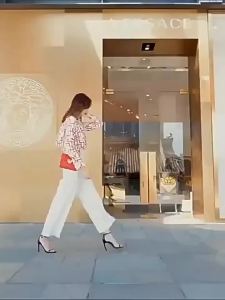 [Free Shipping] Fresh And Elegant High-Heeled Sandals For Women 2025 Summer New Collection Simple And Versatile With A Thin Heel And A Single-Strap Design Matching High Heels