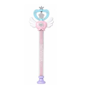 MKZ6053888 Sparkling Princess Wand Water Winged Wand Shape Heart Decoration Spray Water Multifunctional Push Spray Fairy Water Toy Pool Party
