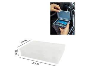 Transparent Document Book Paper Organizer Box Multipurpose Office Desk Organizer File Storage Box