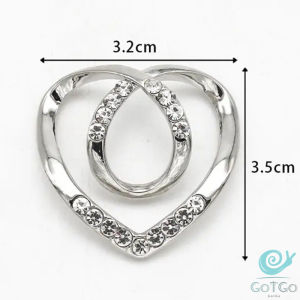 GotGo แหวนจั๊มชายเสื้อ ห่วงเข็มกลัด แบบไร้เข็ม พร้อมส่งในไทย brooch