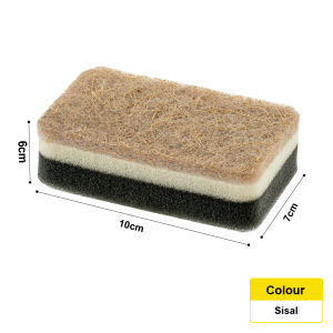 Citylife Kitchen Sponge Scrubber Non-Scratch Oil Absorbing Dishwashing Sponge for Pots Pans Cookware
