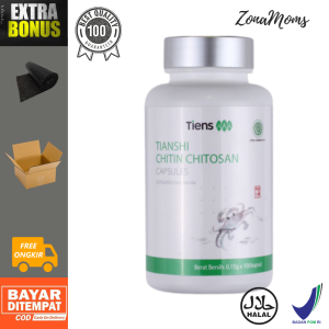 Chitin Chitosan Chitan Kapsul Organik Original Serat Shitin Obat Herbal Cina Asam Lambung Gerd Maag