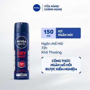 Ngăn Mùi NIVEA MEN Khô Thoáng (150 ml) - 81602
