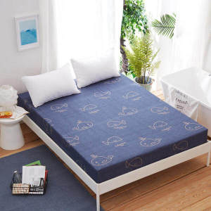 Bestenrose 3 in 1 Fitted Sheet Bedsheet Cotton Fitted Sheet Twin Queen King 3.5/5/6feet size Printed Bed Sheet