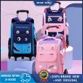 (48 hours delivery)Trolley children's school bag  kindergarten girl bag trolley backpack 6-wheel stair trolley bag for kids boys trolley bag for kids girls  Backpacks Trolley school bag with wheels. 