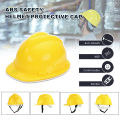 ABS Safety Helmet Protective Cap Worker Job Site Construction Head Protection Proof Yellow Topi Keselamatan. 