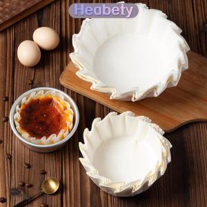 Heabety Basque Cheesecake dầu Khay giấy có thể gập lại khuôn bánh dùng một lần phát hành Mousse bánh Giấy nướng dầu bằng chứng cạnh giấy
