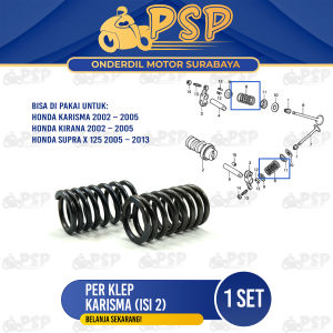 Per Klep Karisma (Set Isi 2) - Peer Pir Klep Valve Spring Honda Kharisma Kirana Supra X 125