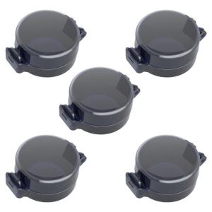 5 cái/gói childproof deadbolts khóa Bìa đồ bảo hộ ngăn chặn tình cờ khóa cho chốt cửa trắng trong suốt/Đen