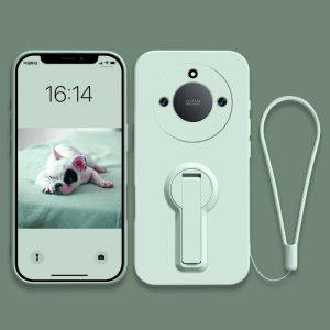 เคสสำหรับศัพท์ Honor X9C X9A X9B 5G เคสนิ่ม ซิลิโคนเหลว ป้องกันเรียบ กันกระแทก ฝาครอบกันชน ดีไซน์ใหม่ 360 °   พร้อมที่ยึด YTXZZJ01