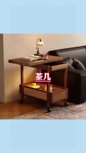 UrbanSpace SG- Portable Folding Office Desk Folding Coffee Table Living Room Sofa Coffee Table Multifunctional Dining Table Side Table
