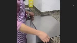 304 Stainless Steel Chopping Board 304 Anti Bacterial Cutting Board Easy Clean Kitchen Food Prep Non Slip