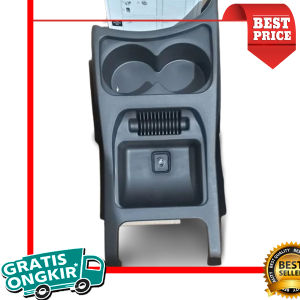 LENGKAP Tempat Cup Gelas Botol Minum Center Console Box Mobil Sigra Calya 2017 Sd 2023 Konsol Bok Komplit dengan Breket Ring Baut dan Manual Book