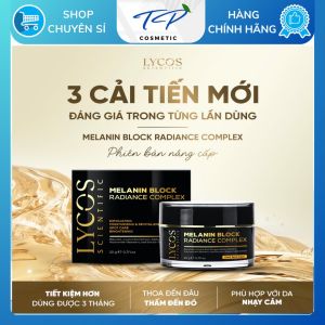 Kem Nám Đêm MELANIN BLOCK LYCOS Kem Nám Lycos - Phiên bản nâng cấp (thẩm thấu nhanh hiệu quả vượt trội): giảm thâm nám tàn nhang dưỡng trắng da Phục hồi da lão hoá
