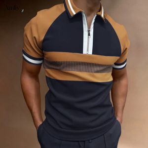 Summer Sports Mens Polo Golf Quick-Drying Casual Versatile Shirts Short-Sleeved